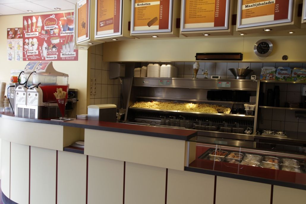 Verse friet bij Cafetaria Liana